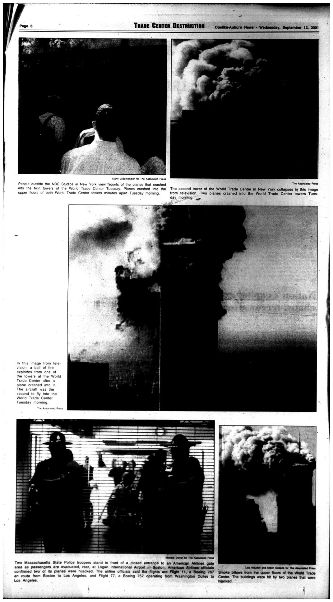 Wednesday, Sept. 12, 2001